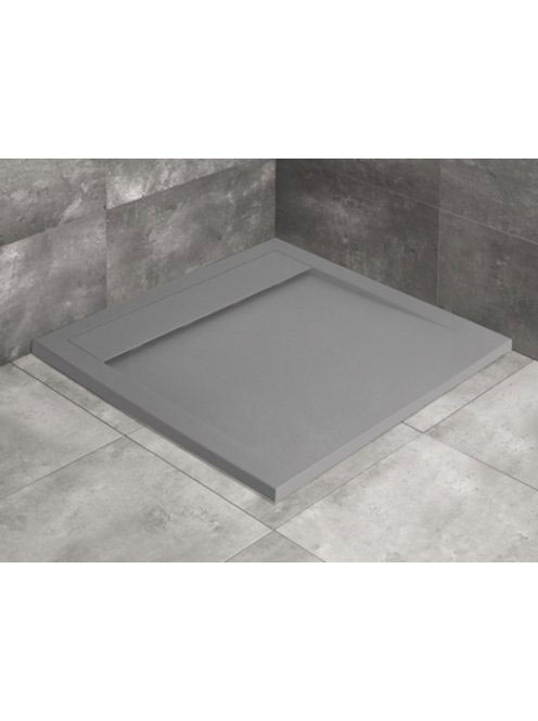Radaway 80x80 szögletes szürke zuhanytálca HTC8080-74 - Fürd