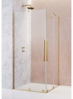 Radaway Furo Gold KDD 90x200 szögletes zuhanykabin ajtó átlá